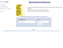 Tablet Screenshot of cylex-branchenbuch-dortmund.de